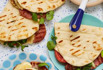 Cheesy Bacon Flatbreads