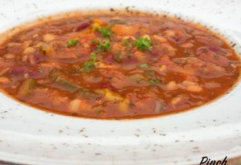 Syn Free Cajun Red Bean, Chick Pea And Tomato Soup