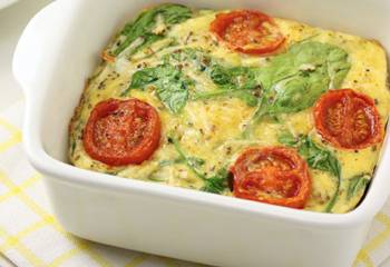 Sw Recipe: Sweet Potato And Spinach Frittata With Roasted Tomatoes