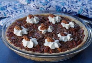 Maple Bourbon Pecan Pie