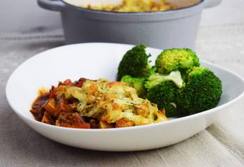 Crispy Roast Potato & Bolognese Bake