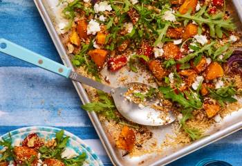 Roasted Vegetable And Feta Couscous