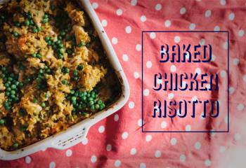 Oven Baked Chicken Risotto