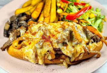 Philly Cheesesteak Sandwich Recipe | Slimming Friendly