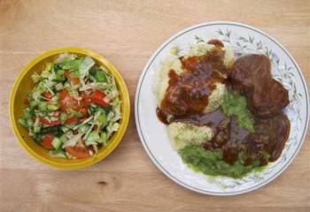 Faggots,Peas & Mash..