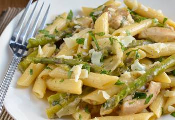 Syn Free One Pot Chicken And Asparagus Pasta