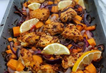 Cajun Chicken Tray Bake | Healthy Recipe