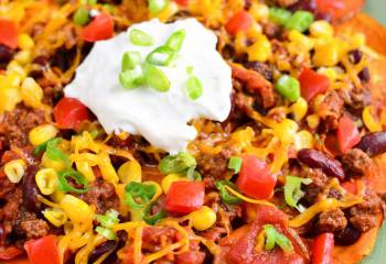 Syn Free Sweet Potato Chilli Nachos