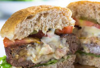 Cheese Stuffed Burgers