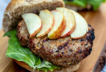 Pork And Apple Burgers