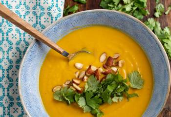 Ginger Carrot Cauliflower Soup (Stovetop Or Instant Pot)