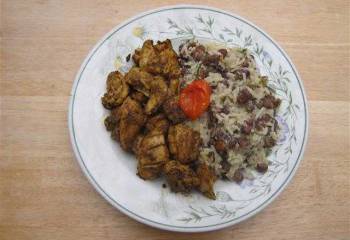 Jamaican Jerk Chicken, Rice & Peas