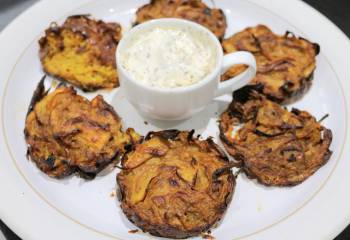 Slimming World Syn Free Baked Onion Bhajis