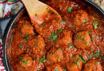 Lamb Meatballs With A Spicy Tomato Sauce