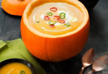 Spooky Butternut Squash Soup