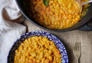 Chickpea, Sweet Potato And Lentil Hotpot (Golden Wonderpot)