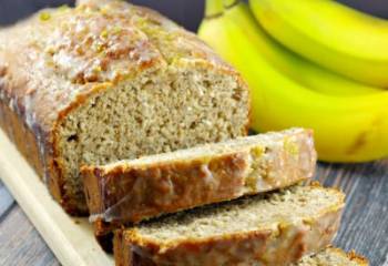 Easy Healthy Tropical Banana Bread (With Lime Glaze)