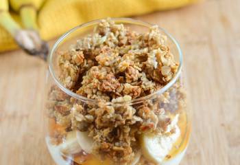 Banana Granola Yoghurt Parfait