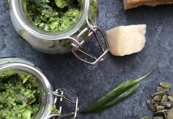 Wild Garlic And Pumpkin Seed Pesto