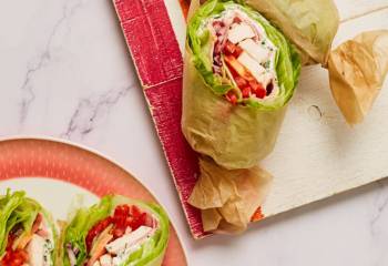 Low Carb Chicken And Ham Wraps
