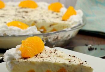 Dairy-Free Orange Creamsicle Pie