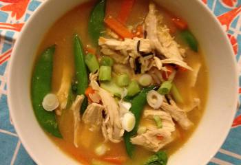 Chicken And Rice Miso Soup