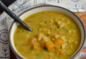 Curried Butternut Squash And Brown Rice Soup | Slimming World