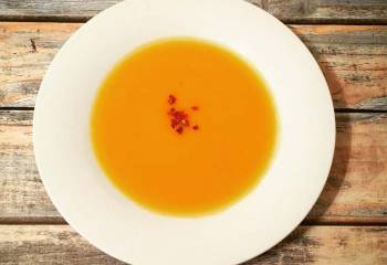 Butternut Squash And Sweet Potato Soup In The Thermomix