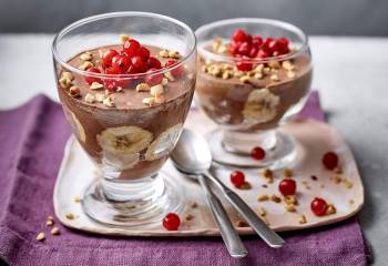 Chocolate Mousse With Hazelnuts