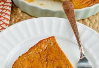 Dairy Free Crustless Pumpkin Pie