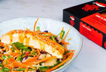 Thai Noodle Salad With Chilli, Lime & Ginger Salmon