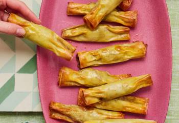 Veggie Filo Crackers