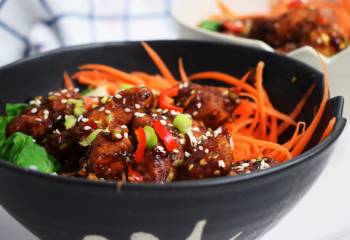 Sticky Sesame Chicken Pieces