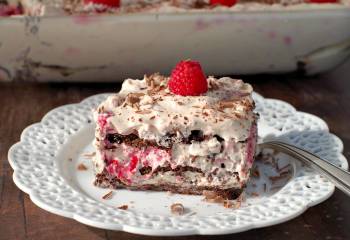 Raspberry Dulce De Leche Icebox Cake