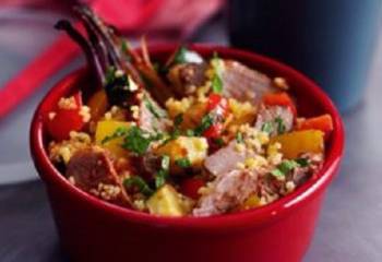 Slimming Worlds Minted Lamb Couscous Salad