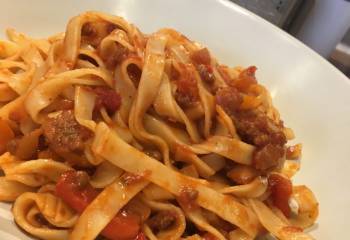 Syn Free Bolognese Ragu With Tagliatelle | Slimming World Recipe