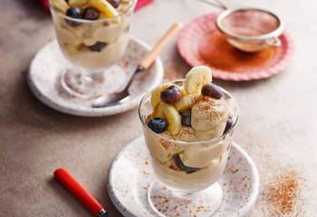 Coffee And Banana Breakfast Pots