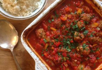 Turkey Meatballs With Creole Sauce