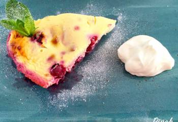 Low Syn Cherry & Almond Clafoutis