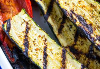 Grilled / Bbq Courgettes