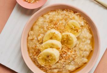 Coconut, Banana And Maple Porridge