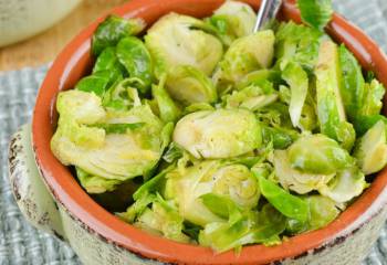 Syn Free Garlic Shredded Brussel Sprouts