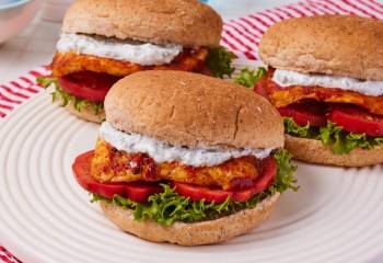 Spiced Halloumi Burgers