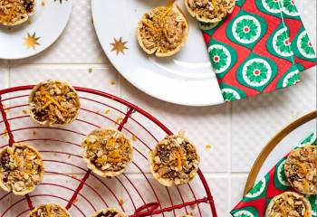 Mini Spiced Orange Mince Pie Crumbles