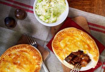 Slimming Worlds Steak And Guinness Pies With Sprout Mash