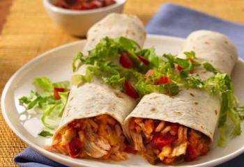 Spicy Chicken Burrito (Slimming World Friendly)