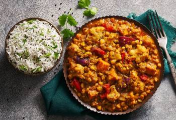 Cauliflower And Chickpea Dhal