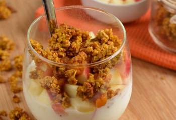 Pumpkin Granola Yoghurt Parfait