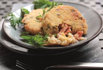 Wild Alaska Salmon Risotto Cakes Recipe