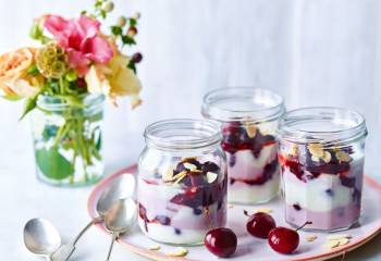 Cherry Bakewell Pots